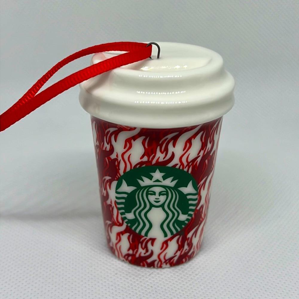 2018 Starbucks To Go Cup Ornament Houndstooth